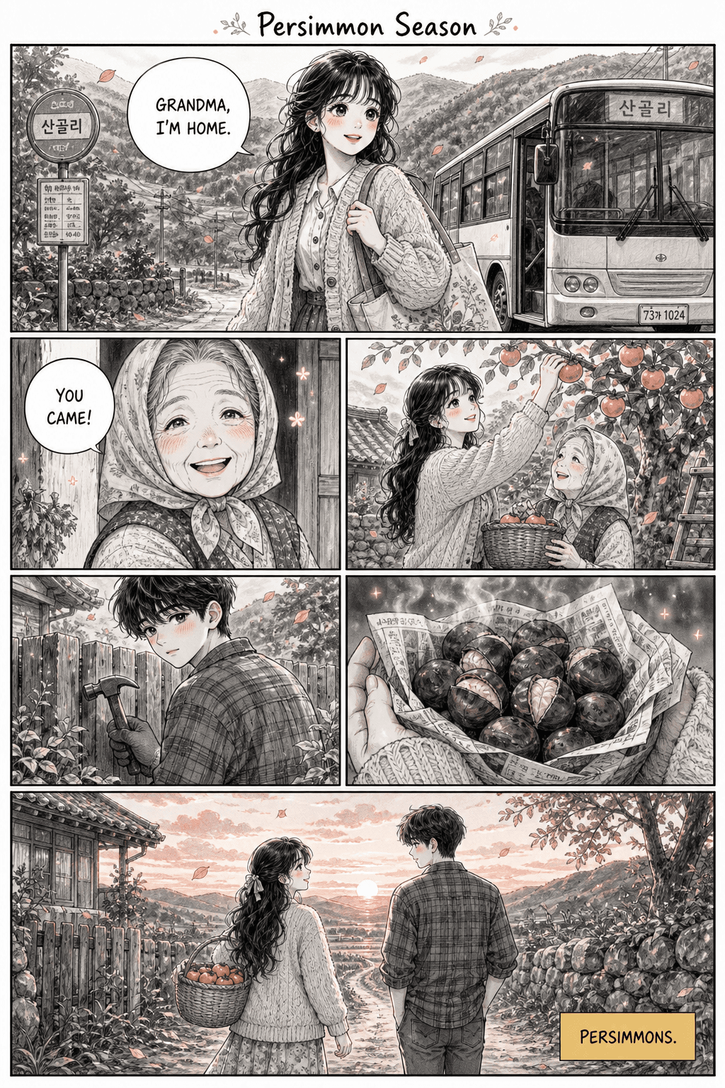 A free sample episode generated by Manhwa Creator